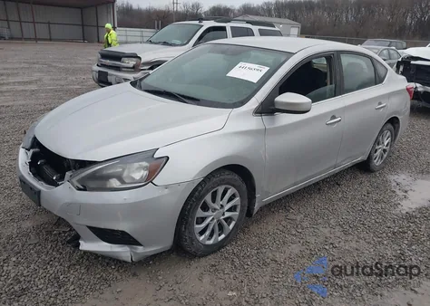 2017 Nissan Sentra Sv z USA, uszkodzony, nr VIN 3N1AB7AP1HL711694